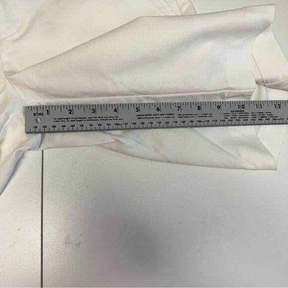 Banana Republic White Martin Fit Bermuda Shorts Size 4 - Picture 7 of 7